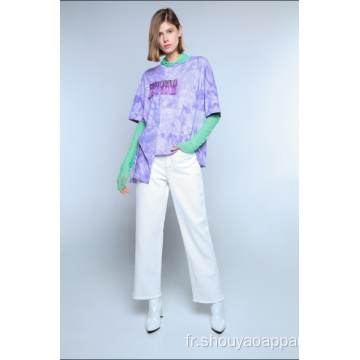 T-SHIRT FEMME TIE DYE